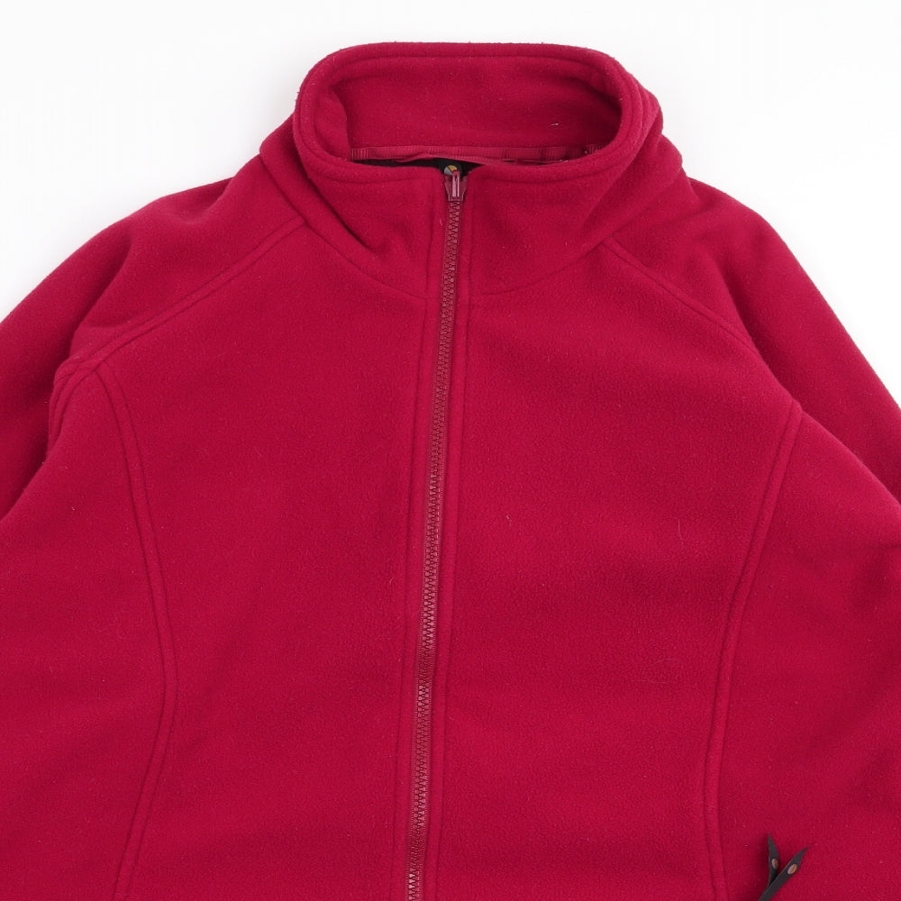 Regatta Womens Red   Full Zip Jumper Size 14