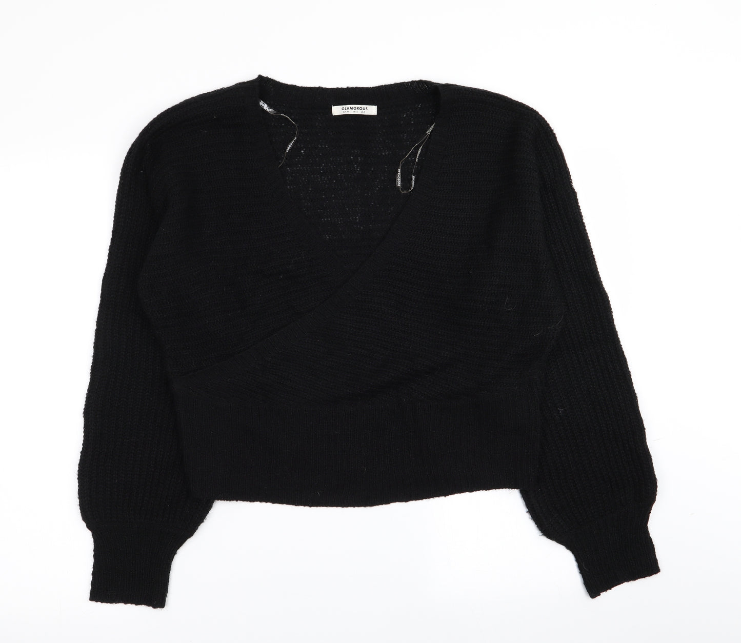Glamorous Womens Black   Pullover Jumper Size 12