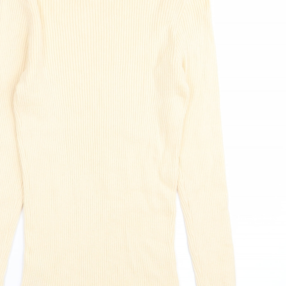 priamrk Womens Ivory   Basic T-Shirt Size 12