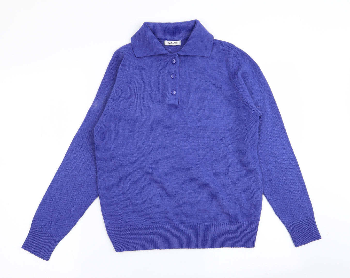 Damart Womens Blue   Basic Polo Size 10
