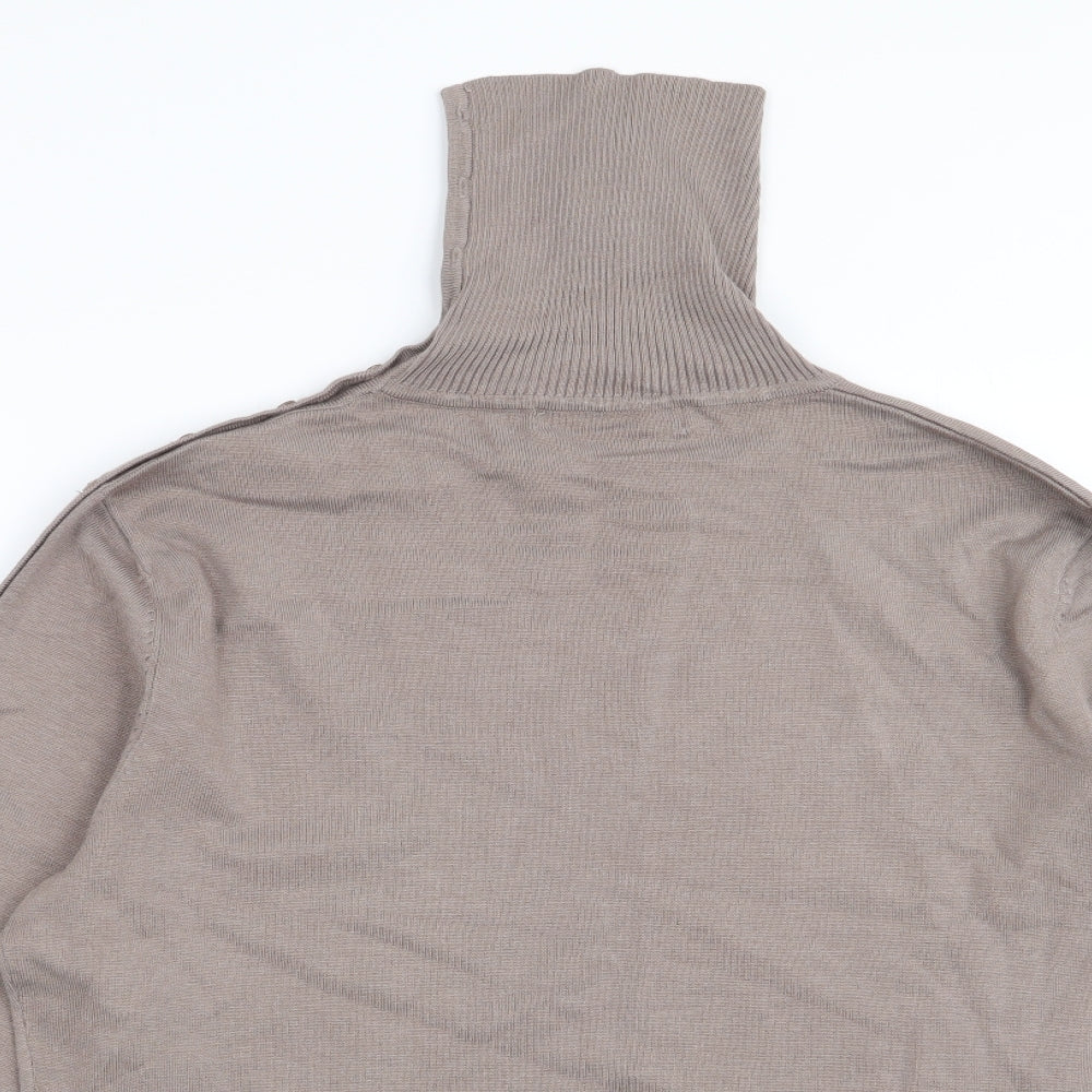 AMARANTO Womens Brown   Pullover Jumper Size 18