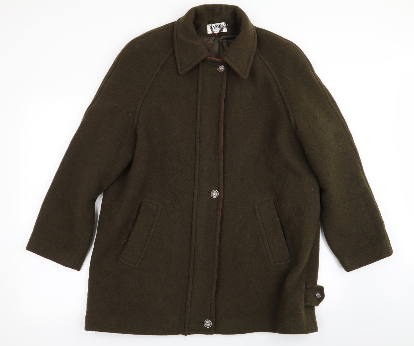 James Womens Green   Overcoat Coat Size L