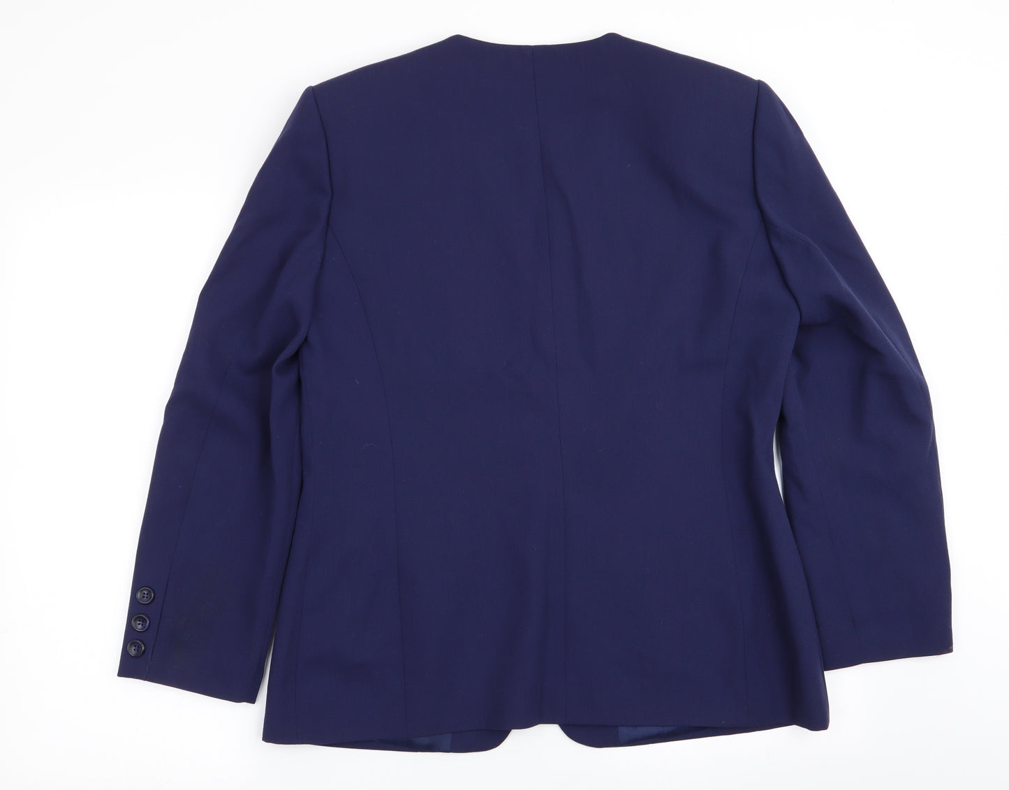 Bianca Womens Blue   Jacket Blazer Size 12
