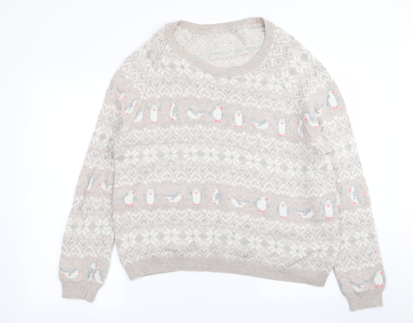 TU Womens Multicoloured Geometric  Pullover Jumper Size 20  - chrismtas