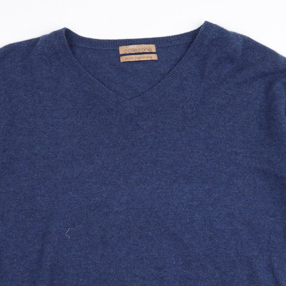 M&S Mens Blue   Pullover Jumper Size XL