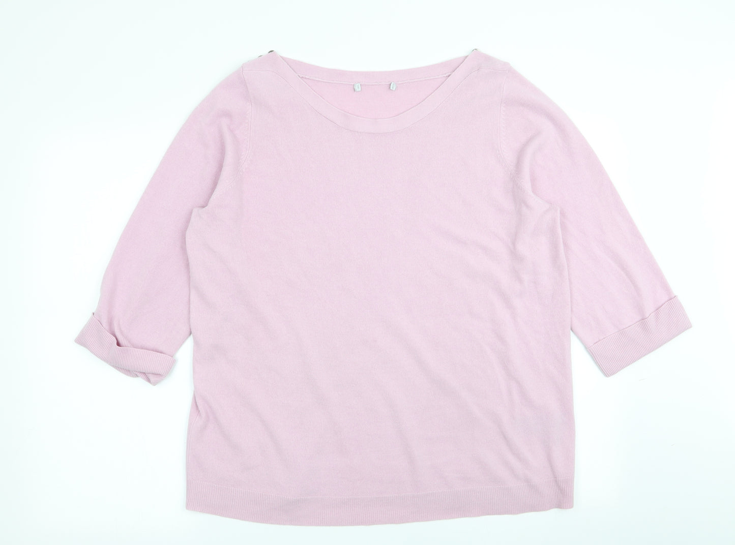 M&S Womens Pink   Pullover Jumper Size 20