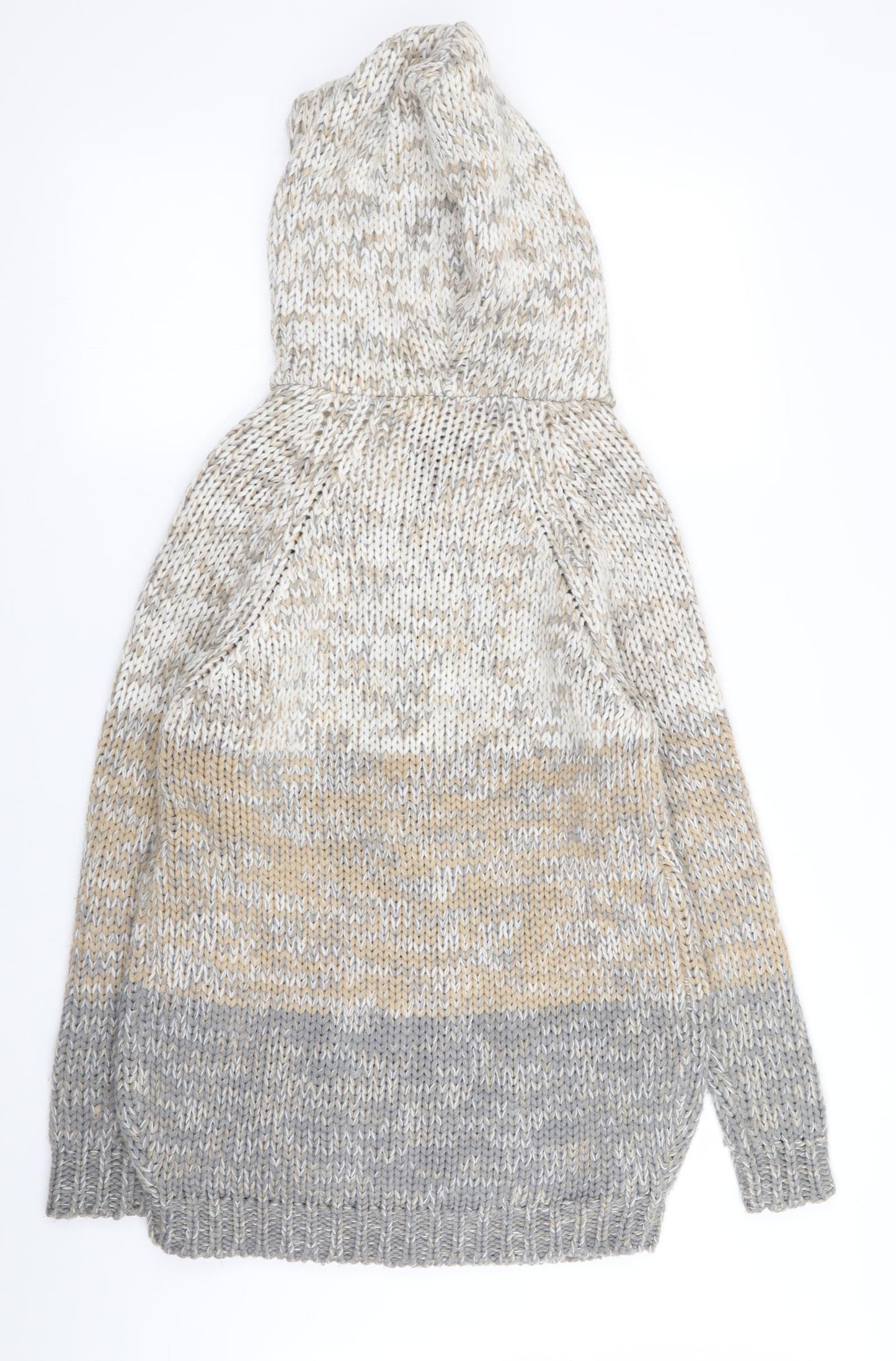 Cotton Traders Womens Multicoloured   Full Zip Jumper Size 10