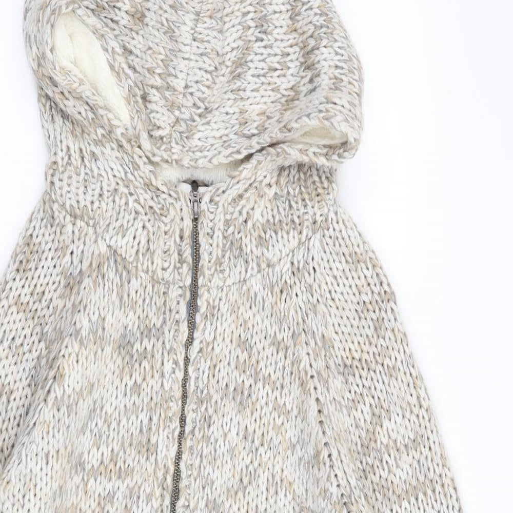 Cotton Traders Womens Multicoloured   Full Zip Jumper Size 10