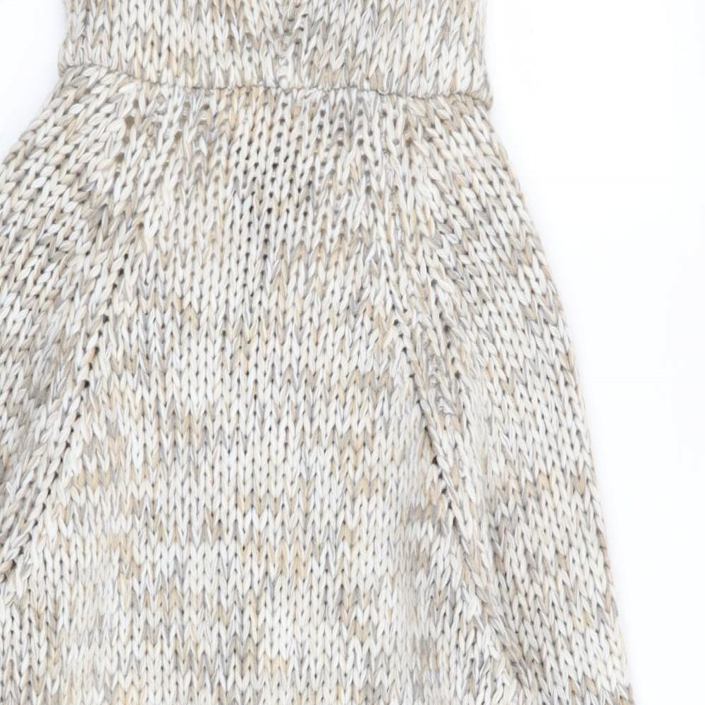 Cotton Traders Womens Multicoloured   Full Zip Jumper Size 10