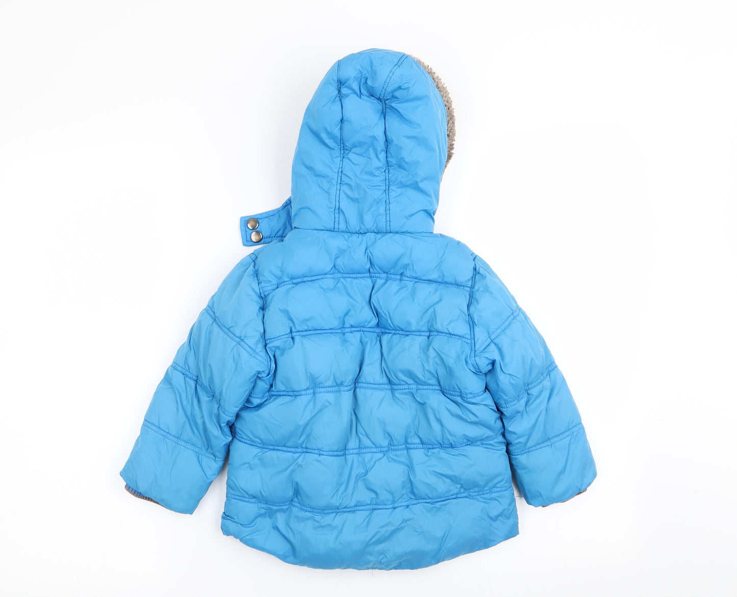 NEXT Boys Blue   Parka Coat Size 2-3 Years
