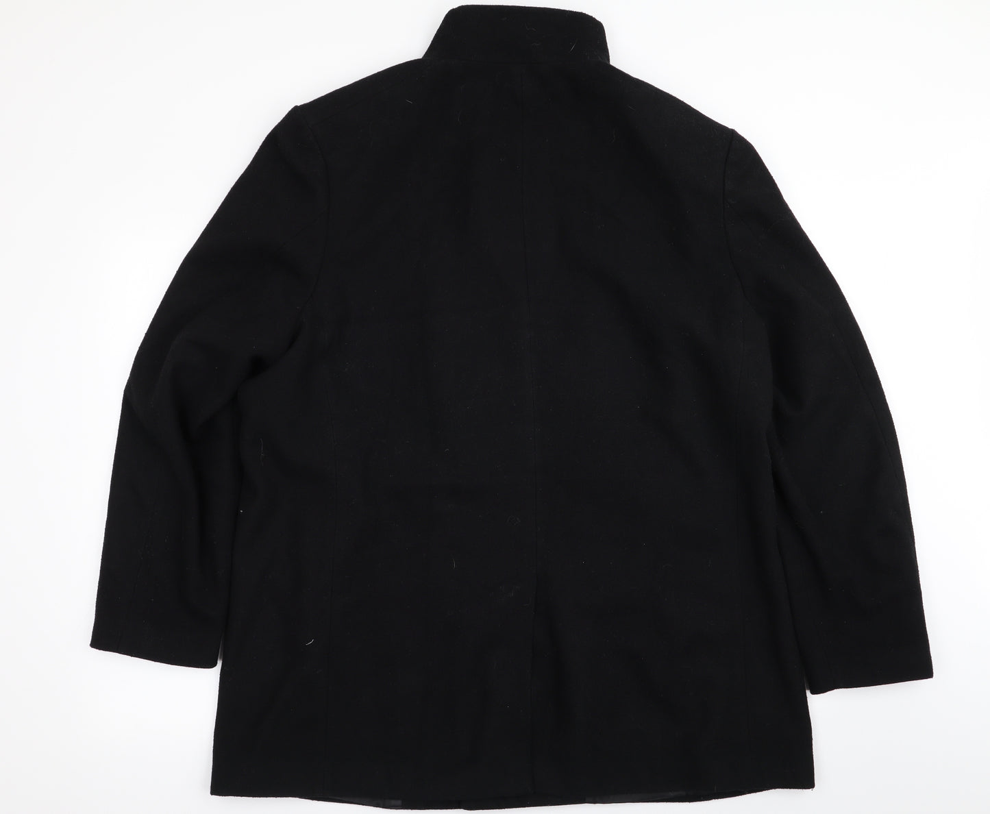debenahms Mens Black   Jacket Coat Size XL