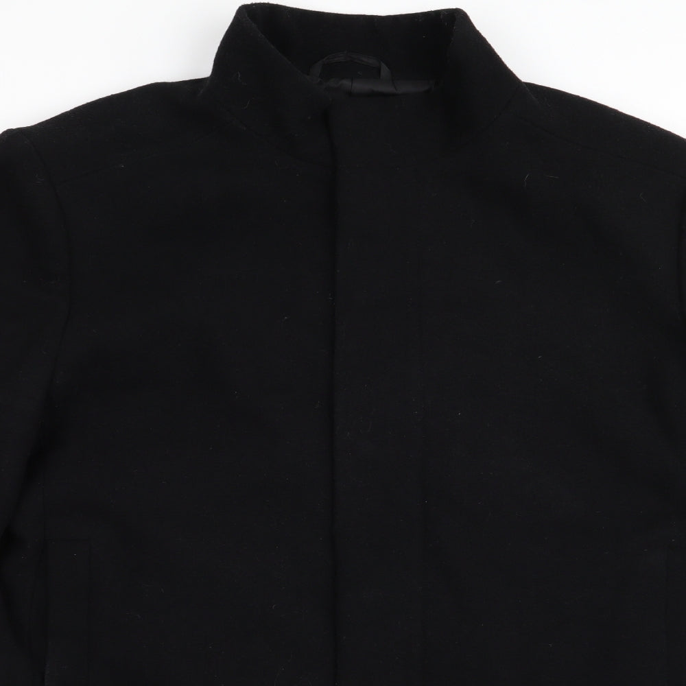 debenahms Mens Black   Jacket Coat Size XL