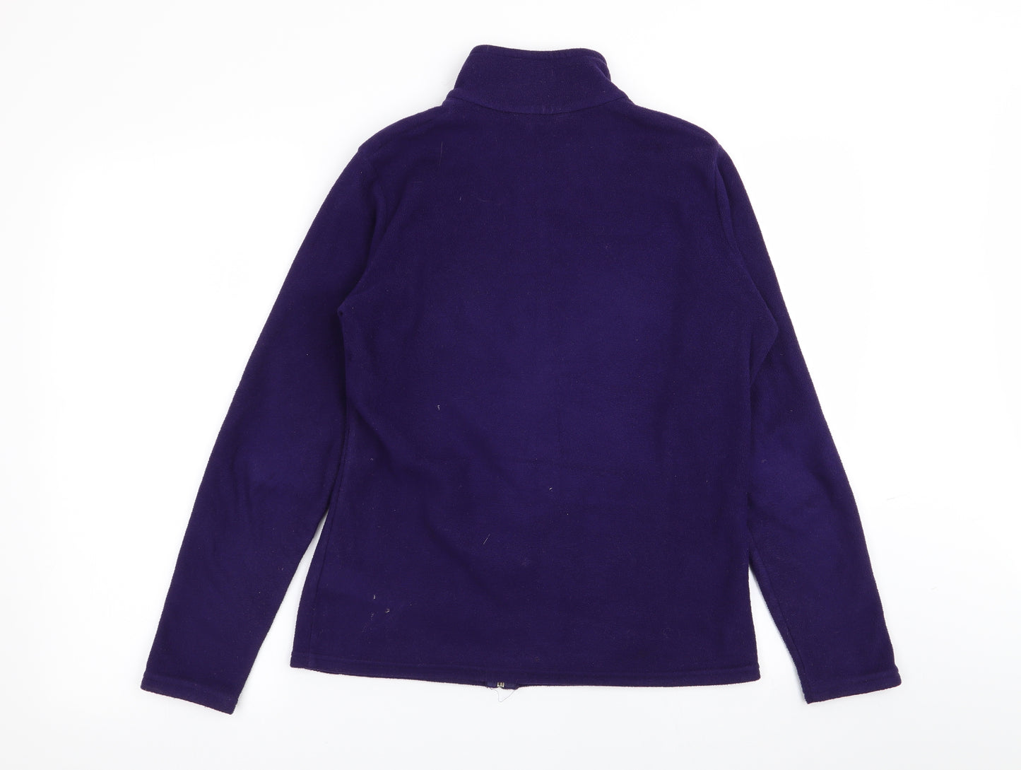 M&S Womens Purple   Full Zip Jumper Size 12