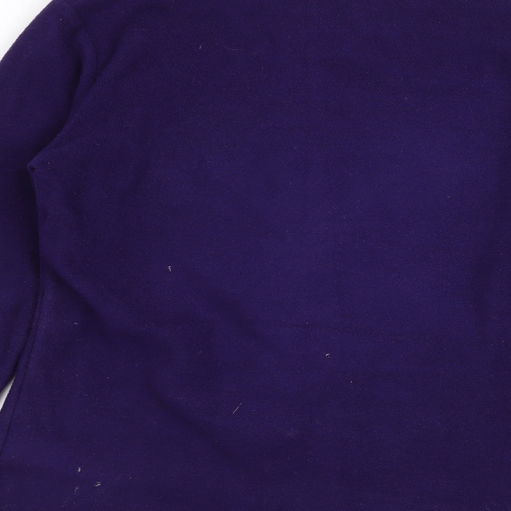 M&S Womens Purple   Full Zip Jumper Size 12