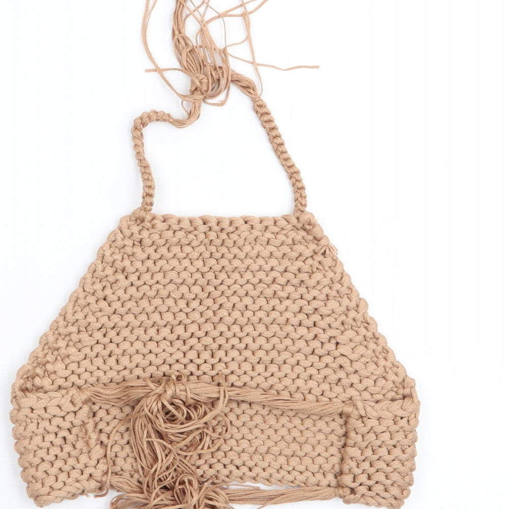 SheIn Womens Beige   Basic Tank Size M  - crop top