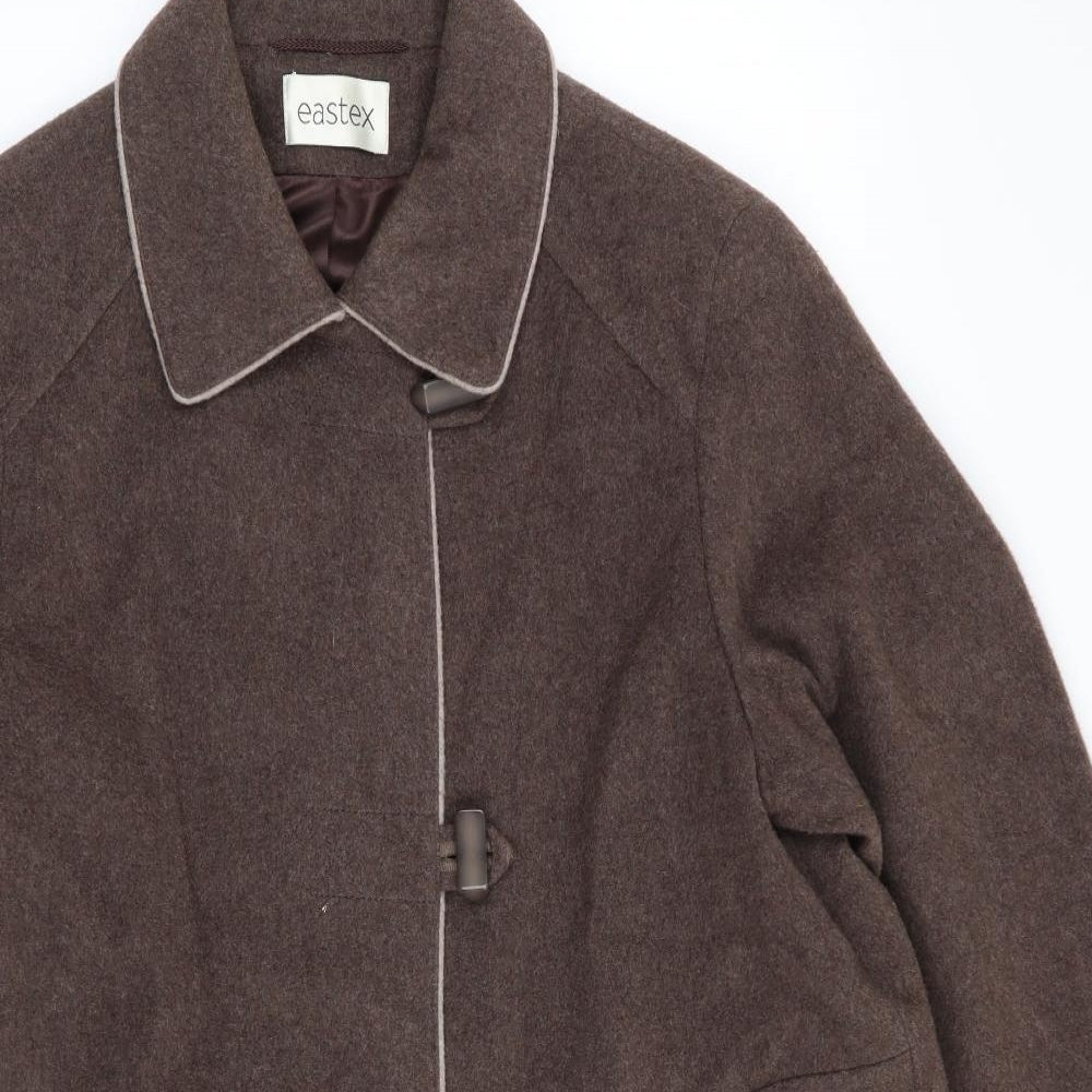 Eastex Womens Brown   Overcoat Coat Size 14