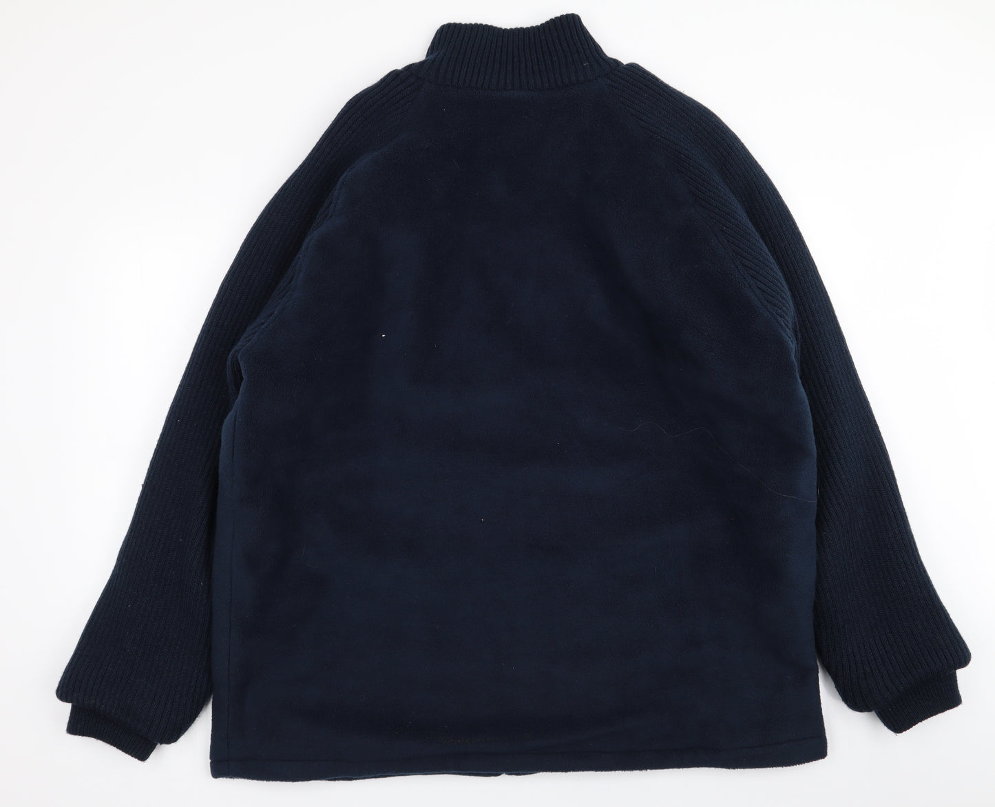 Tom Hagan Mens Blue   Full Zip Jumper Size XL
