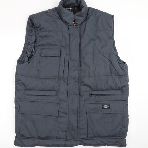 Dickies Mens Grey   Gilet Coat Size L