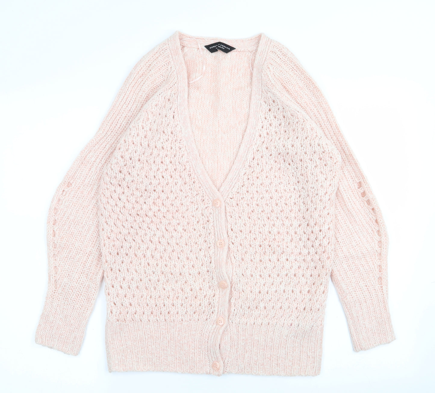 Dorothy Perkins Womens Pink   Cardigan Jumper Size 8