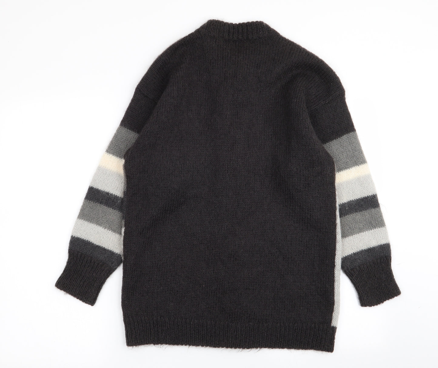 canda Mens Multicoloured Geometric  Cardigan Jumper Size S
