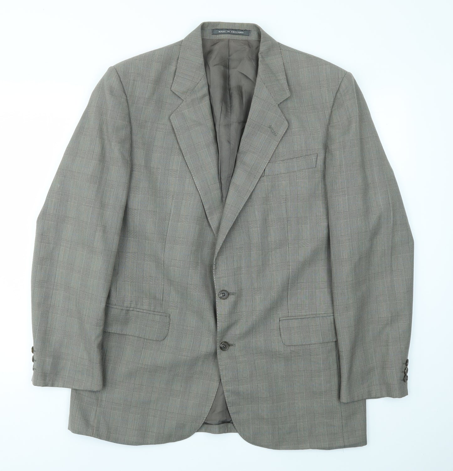 The Label Mens Brown   Jacket Blazer Size 42