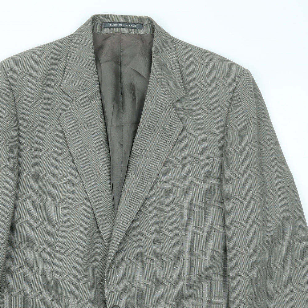 The Label Mens Brown   Jacket Blazer Size 42