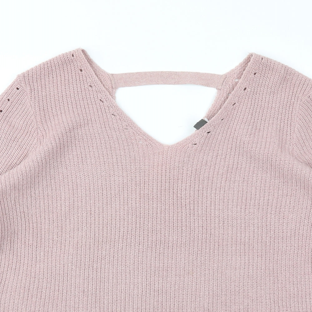 Primark Womens Pink   Pullover Jumper Size L