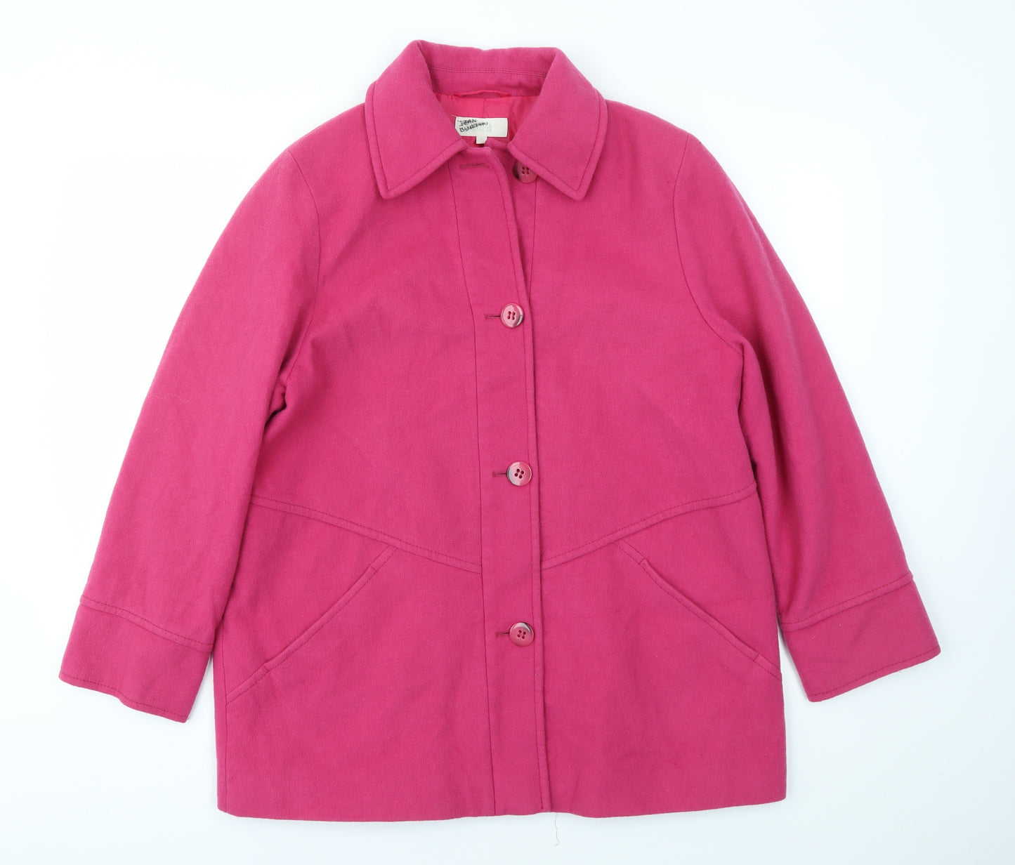 M&S Womens Pink   Jacket Coat Size 14