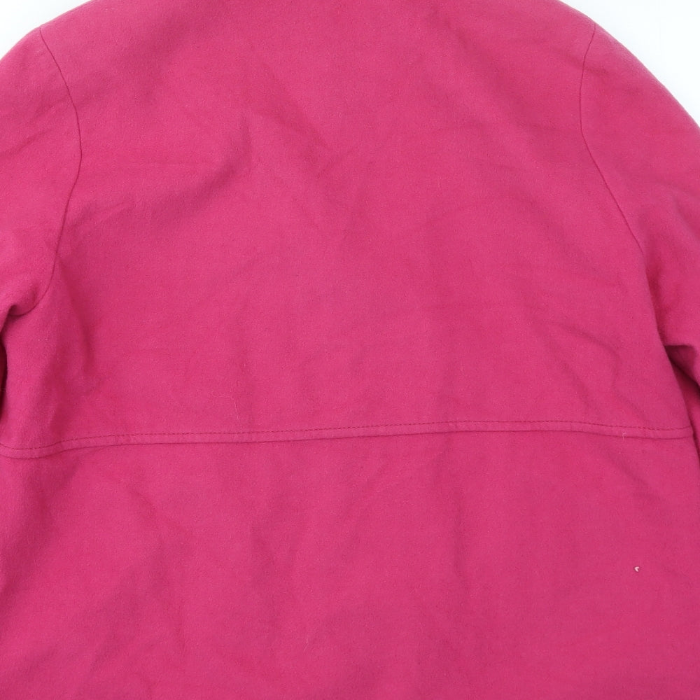 M&S Womens Pink   Jacket Coat Size 14