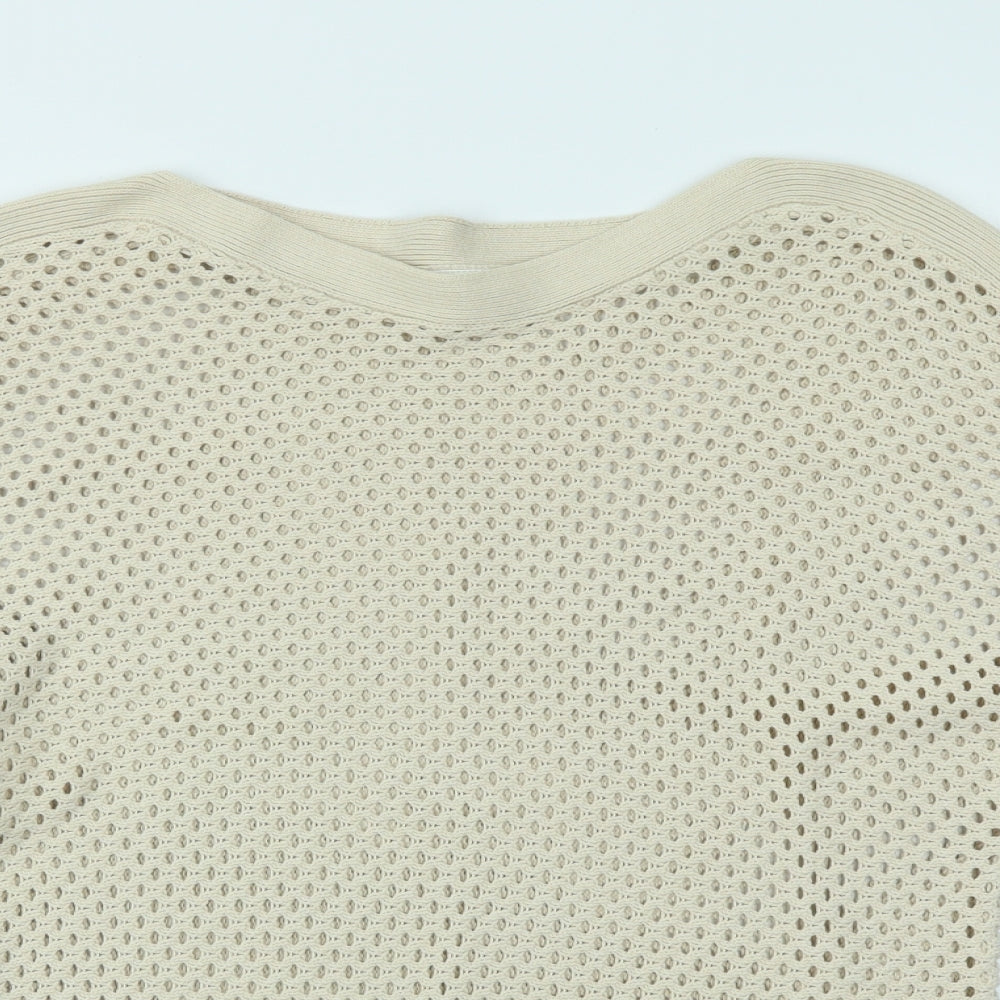 Body Flirt Womens Beige   Basic T-Shirt Size S