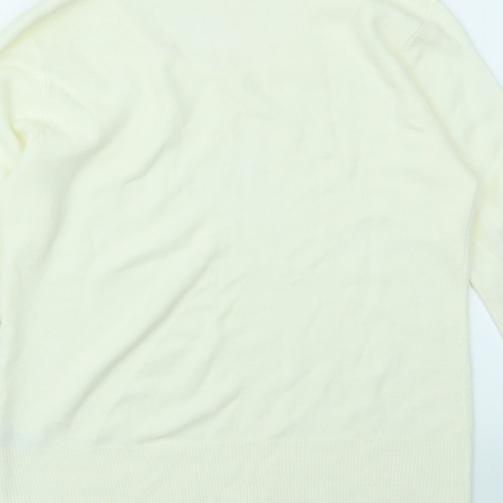 Bonmarché Womens Ivory   Pullover Jumper Size S