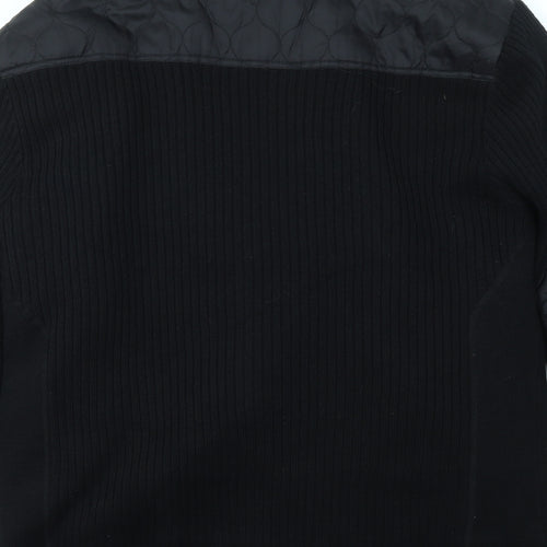 Crosshatch Mens Black   Jacket Coat Size 2XL