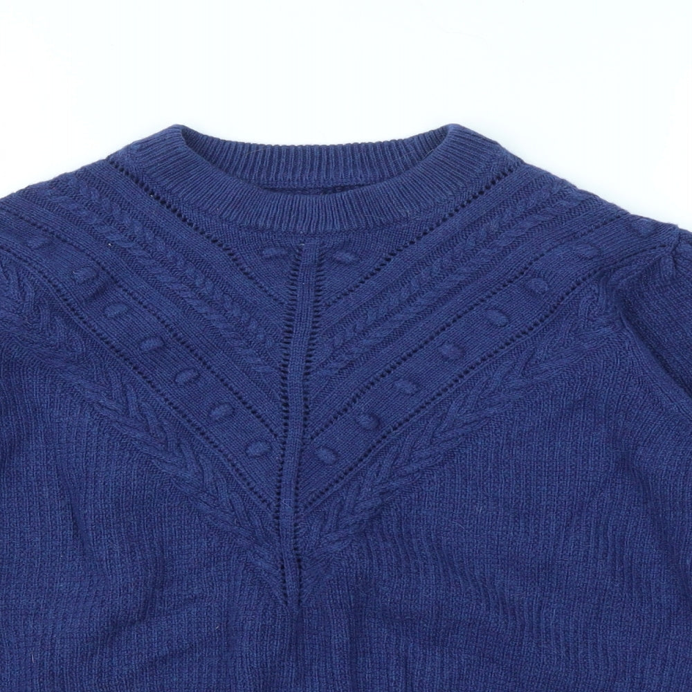 M&S Womens Blue   Pullover Jumper Size 18