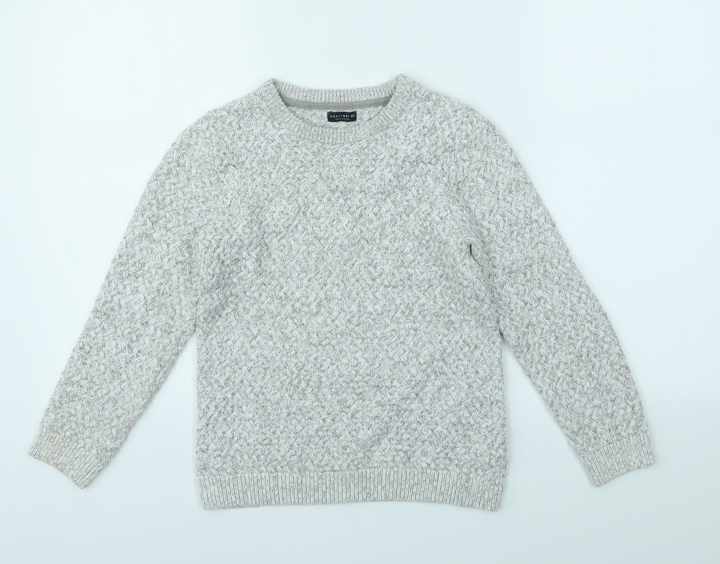 NEXT Boys Grey   Pullover Jumper Size 7 Years