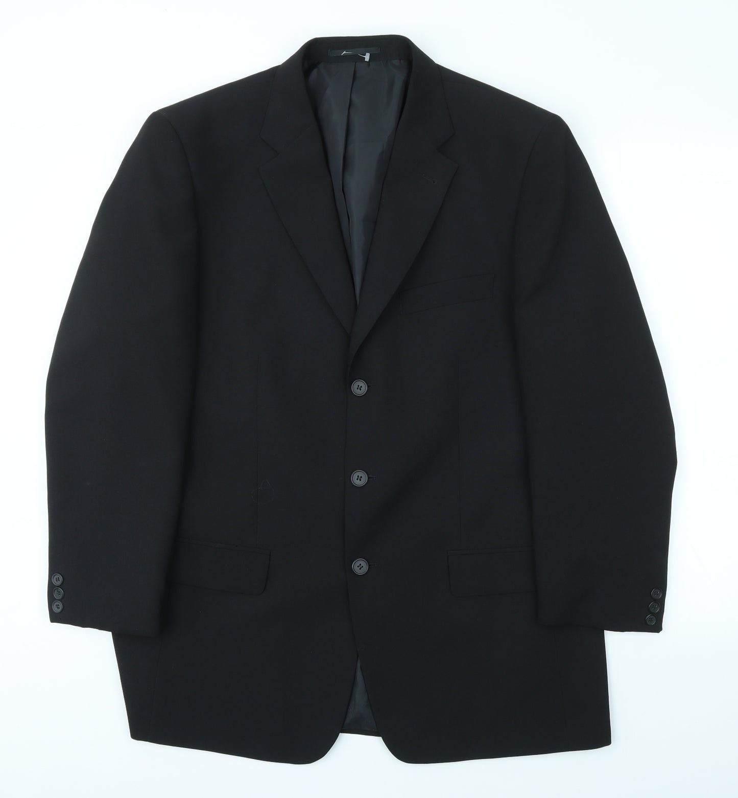 George Mens Black   Jacket Blazer Size 40