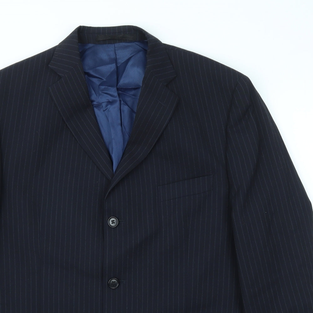 M&S Mens Blue   Jacket Blazer Size 42