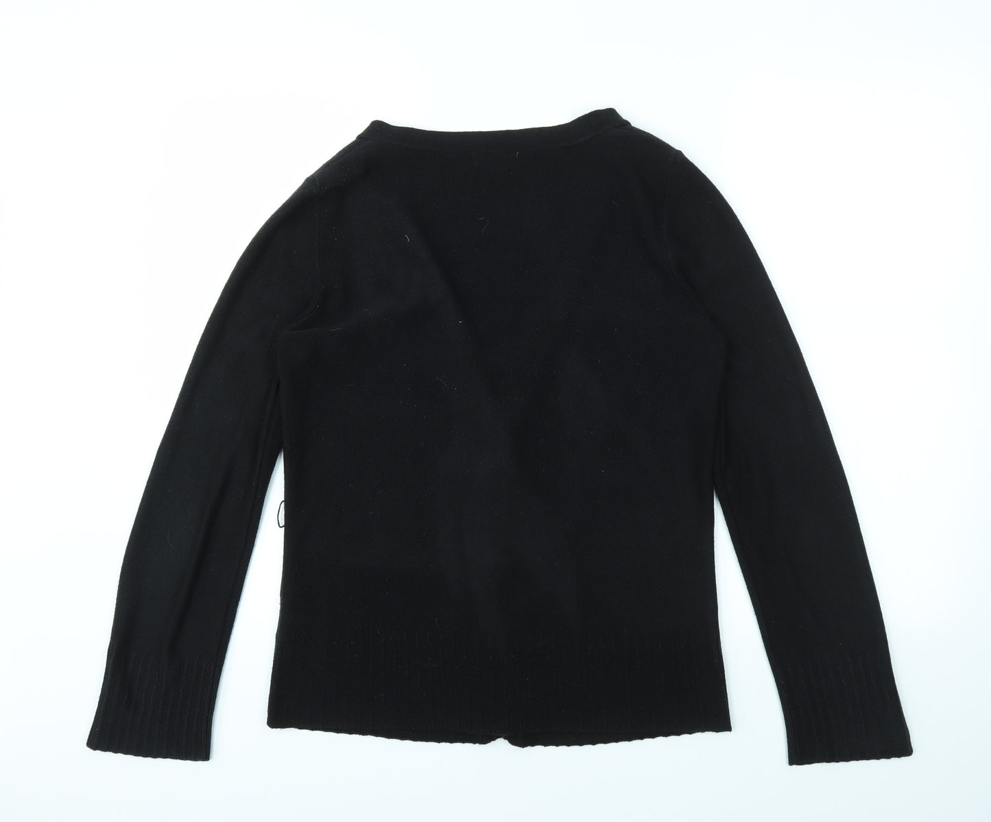 M&S Womens Black   Cardigan Jumper Size 14