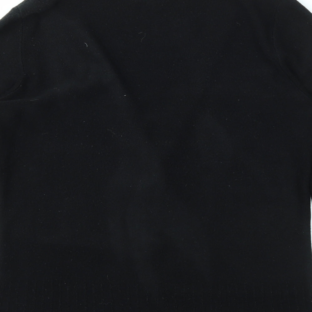 M&S Womens Black   Cardigan Jumper Size 14