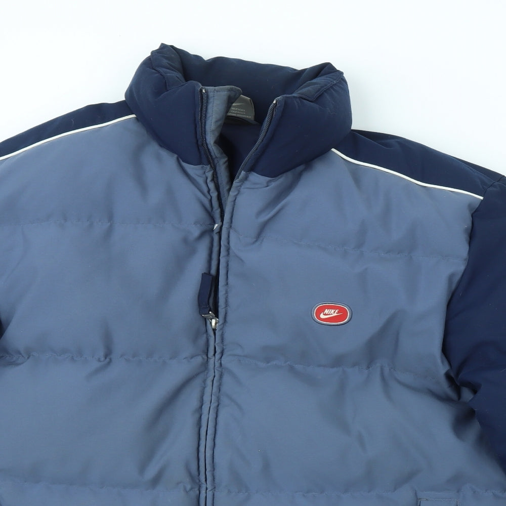 Nike Mens Blue   Jacket Coat Size M