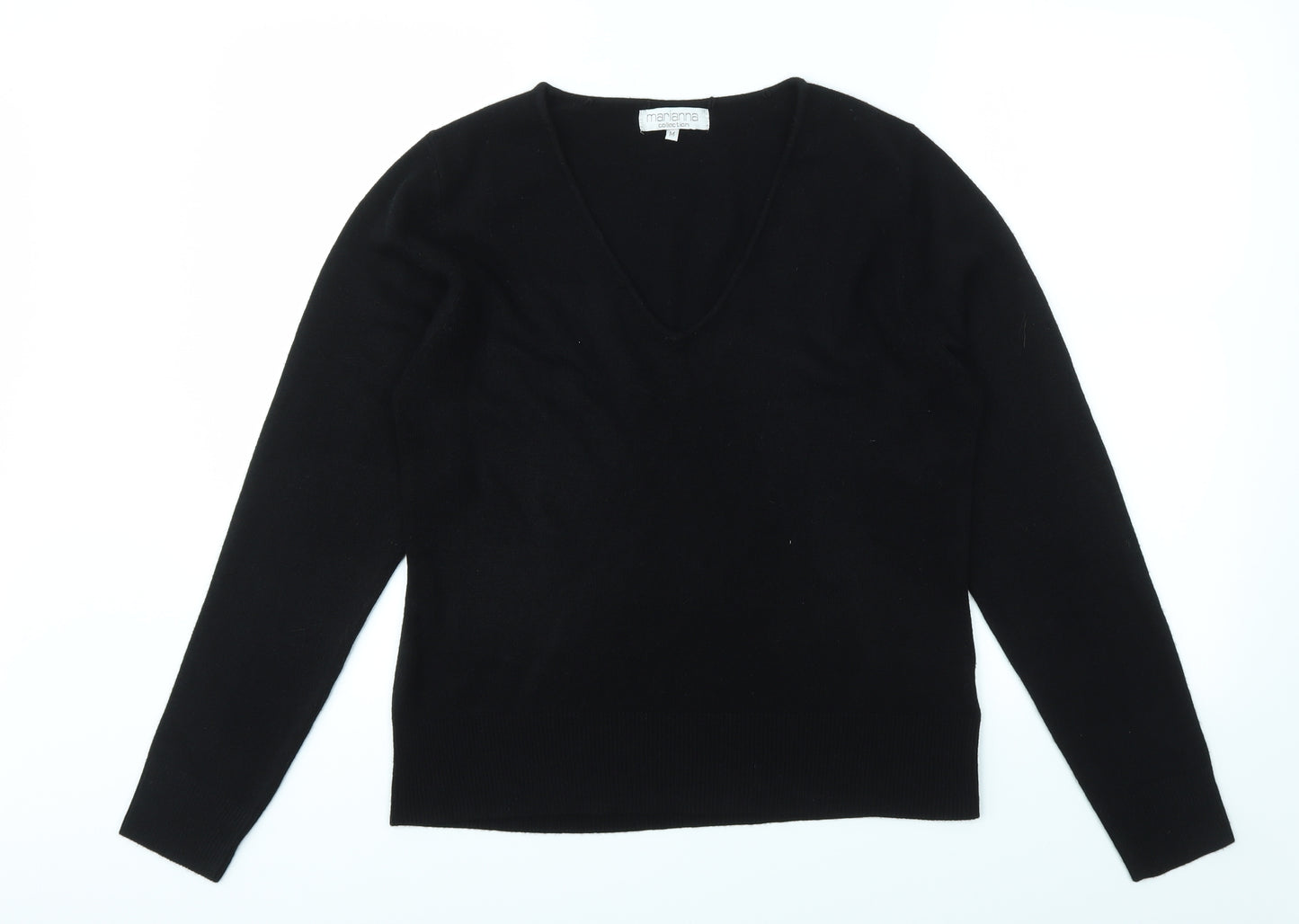 Marianna  Womens Black   Pullover Jumper Size M