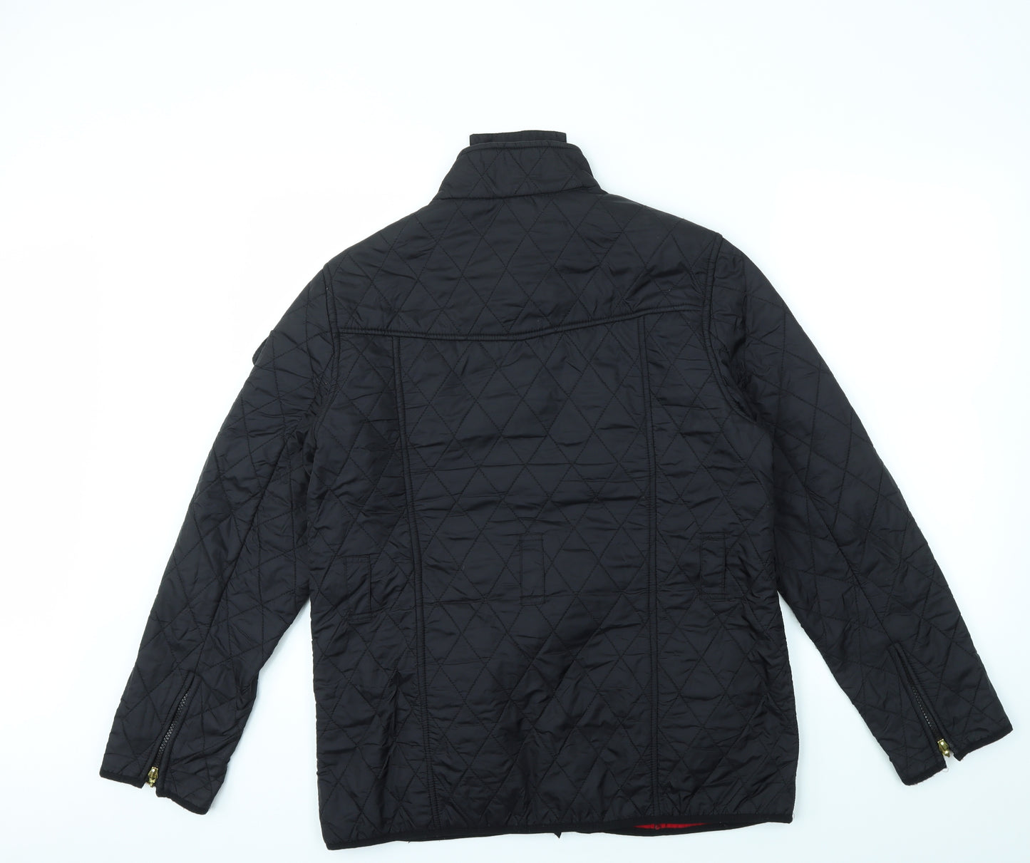 Barbour Womens Black Paisley  Jacket Coat Size 2XL