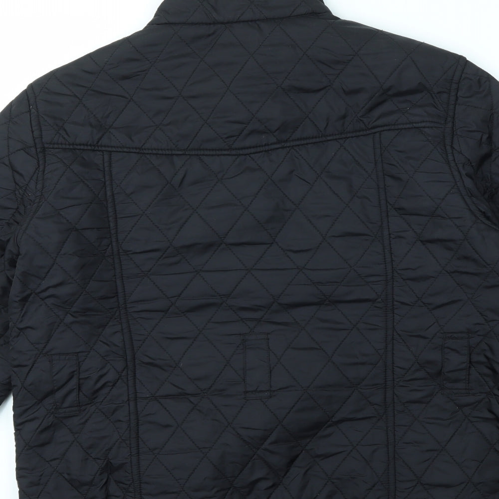 Barbour Womens Black Paisley  Jacket Coat Size 2XL