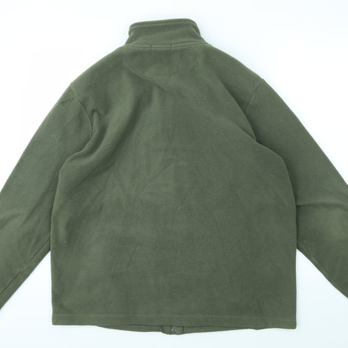 George Mens Green   Full Zip Sweatshirt Size L