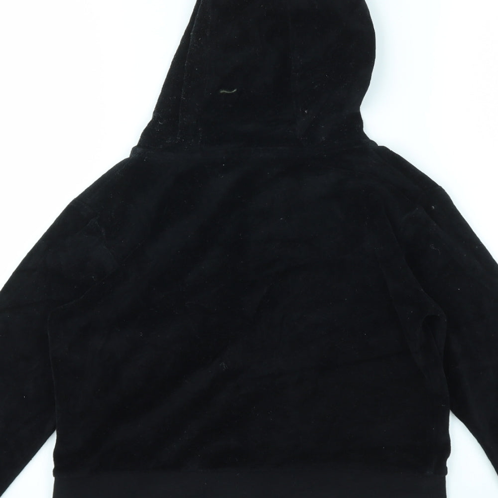 Matalan Girls Black   Full Zip Jumper Size 9 Years