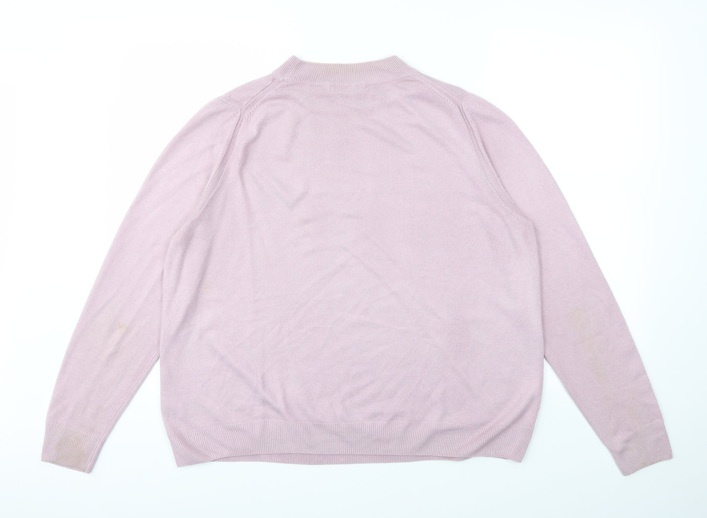 M&S Womens Purple   Pullover Jumper Size 18