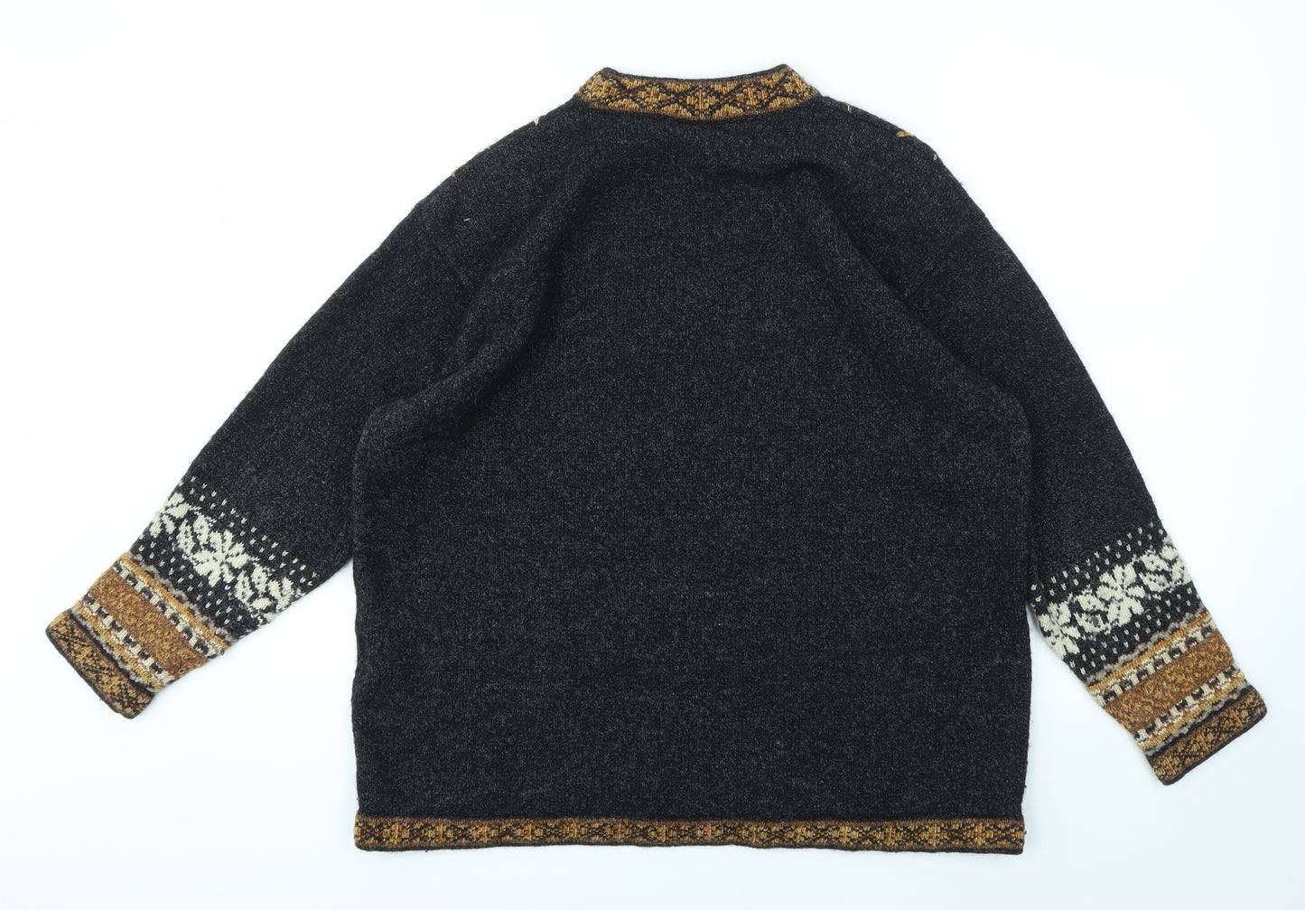 Your 6th sense Womens Multicoloured Geometric  Pullover Jumper Size XL