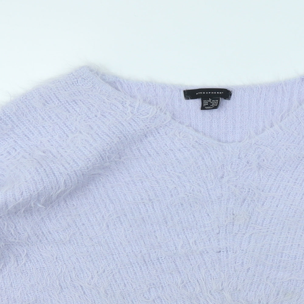 Primark Womens Purple   Pullover Jumper Size L