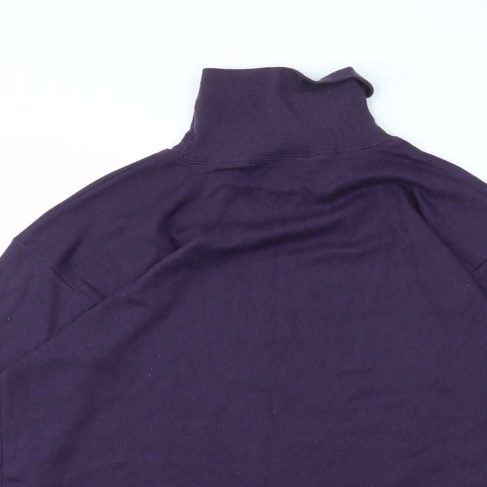 CASUALS Mens Purple   Pullover Sweatshirt Size L