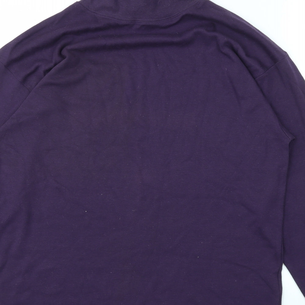 CASUALS Mens Purple   Pullover Sweatshirt Size L