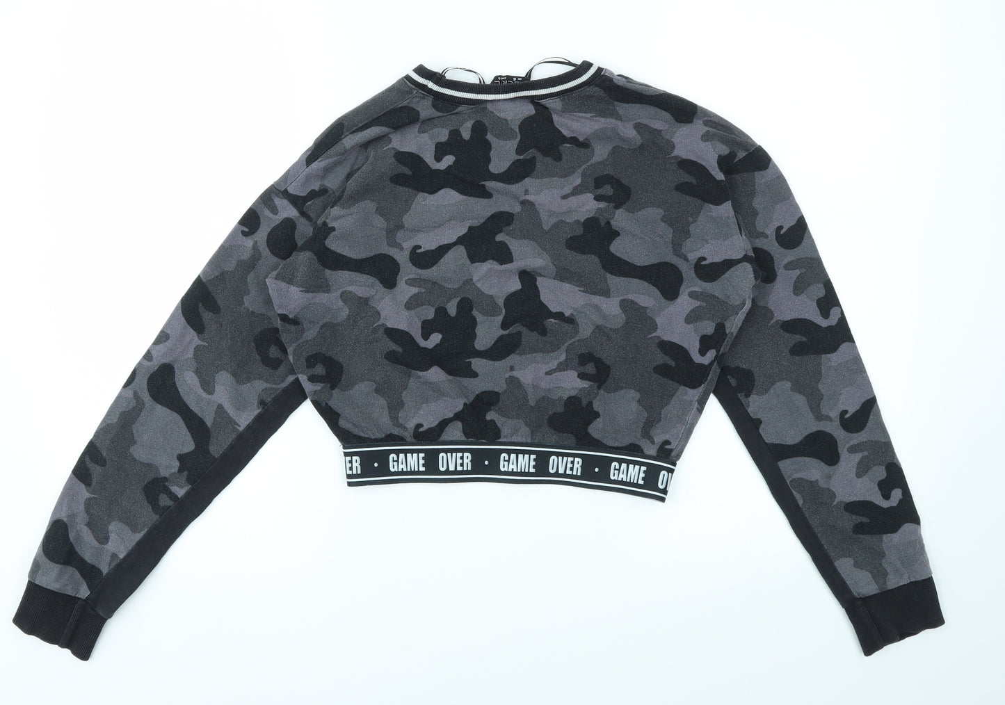 Select Womens Grey Camouflage  Pullover Jumper Size 12